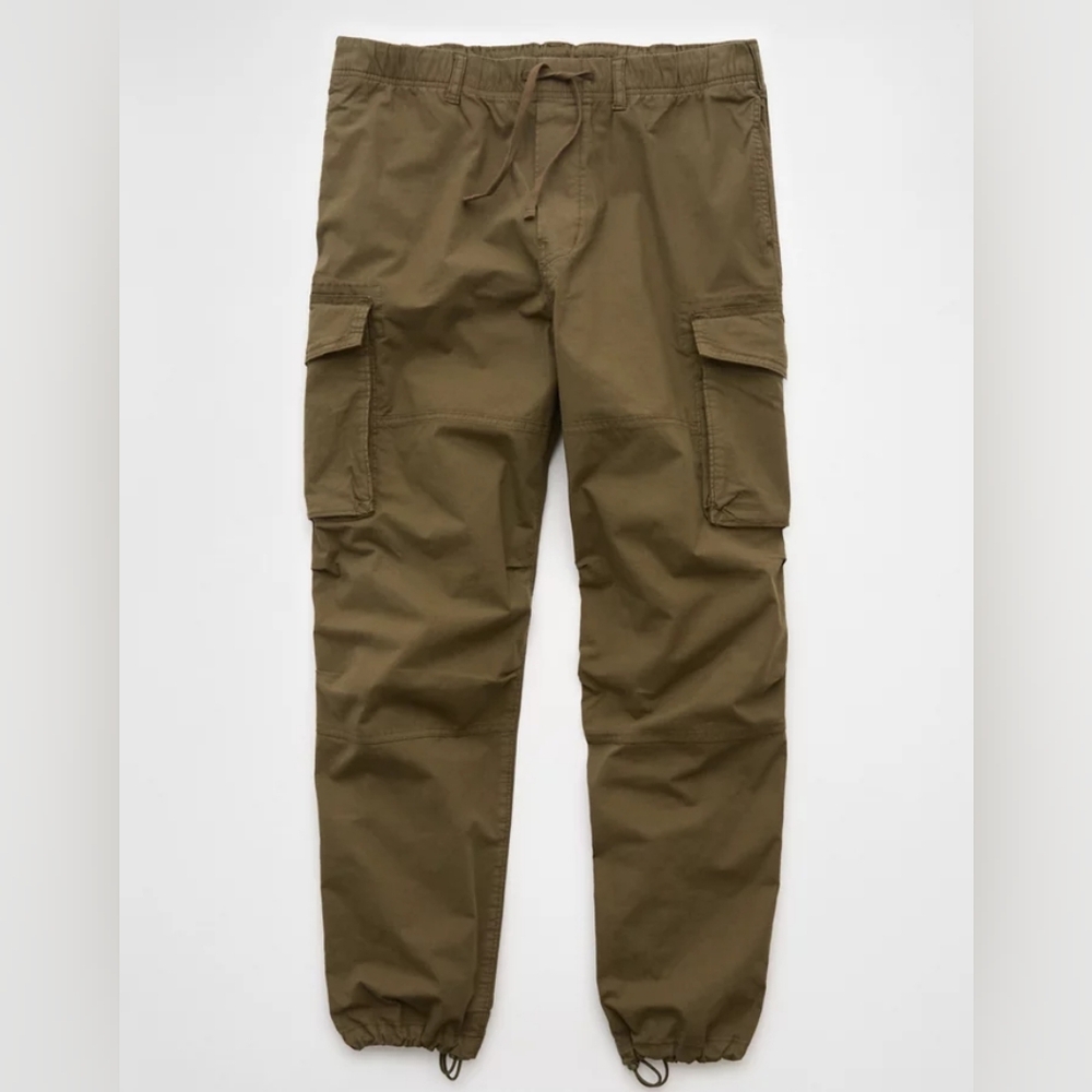 American Eagle Relaxed Flex Cargo Pants Olive Green Small NWT
